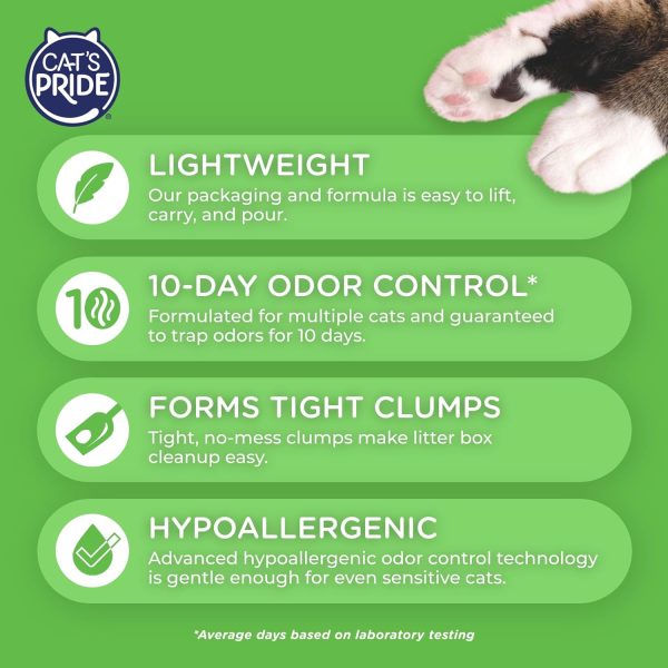 Cat's Pride Litter Lightweight Odor Control for Cats-2