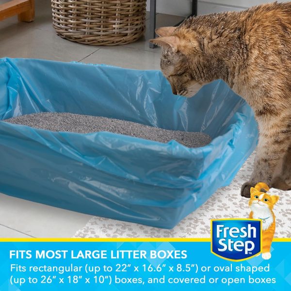 Jumbo Scented Cat Litter Box Liners Pets People Drawstring-3