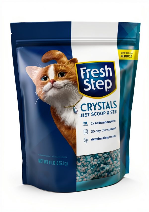Fresh Step Crystals Cat Litter Odor Control Lightweight-3