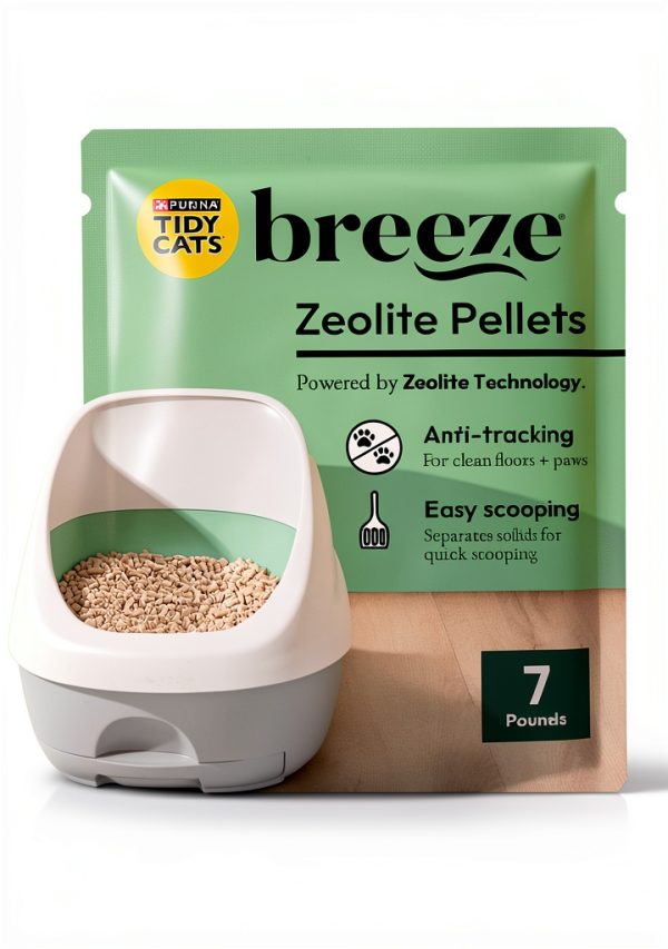 Nestlé Purina Breeze Cat Litter 28lb Unscented Zeolite-0
