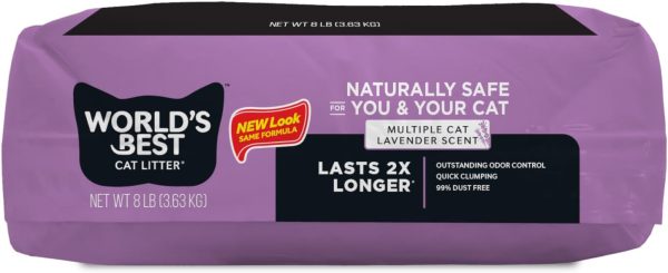 Worlds Best Cat Litter Corn Clumping Odor Control Natural-8