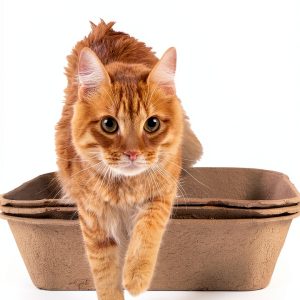 Kitty Sift Sifting Litter Box Eco Cardboard Design-0