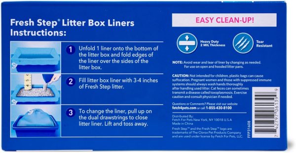 Cat Litter Box Liners Pets+People Plastic-4