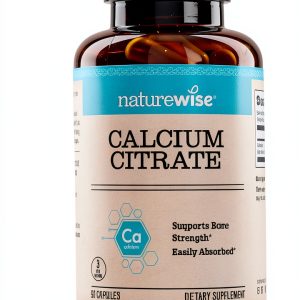 NatureWise Calcium Citrate 500mg Vegan Capsules-0