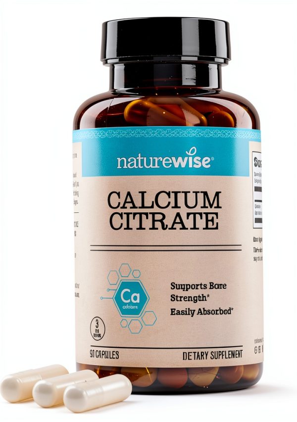 NatureWise Calcium Citrate 500mg Vegan Capsules-0