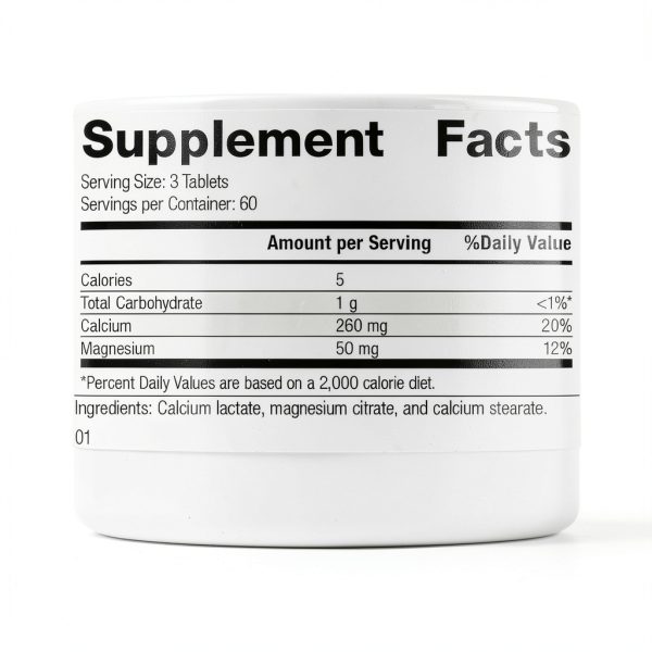 Calcium Lactate Supplement Standard Process Vegan-1