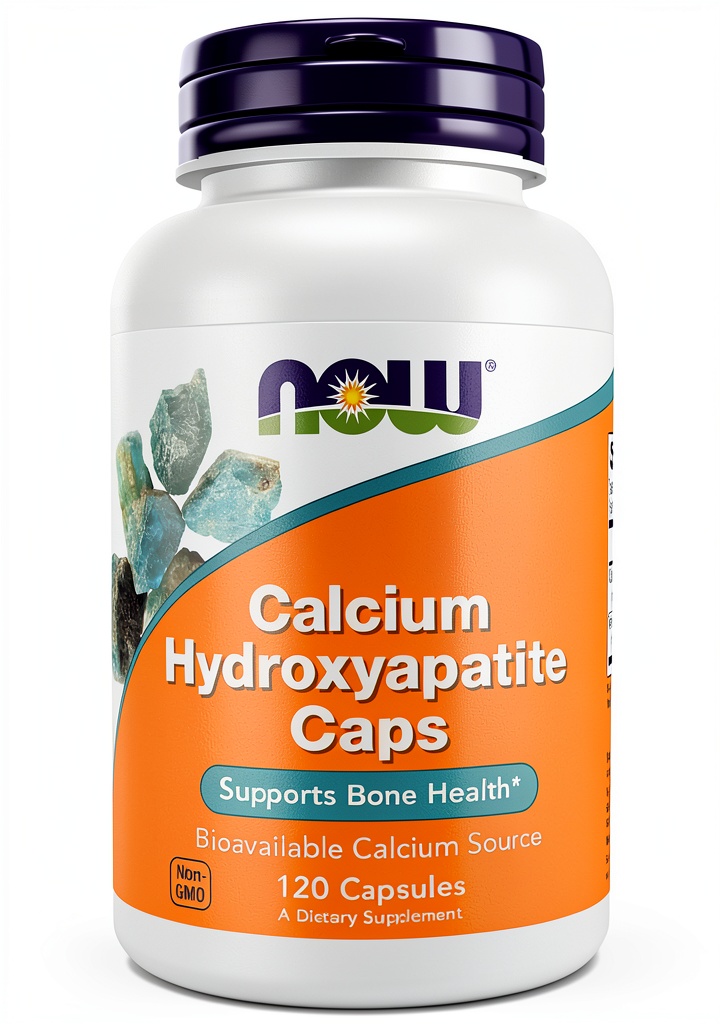 Calcium Hydroxyapatite capsules on a kitchen counter