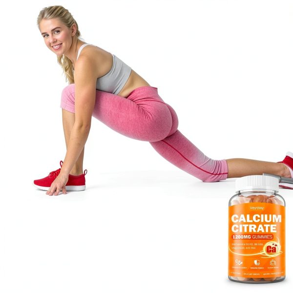 Calcium Citrate Gummies for Women and Men Orange 60 Count-4