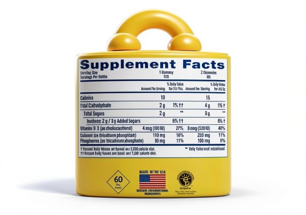 L'il Critters Bone Support Gummy Calcium Vitamin D-7