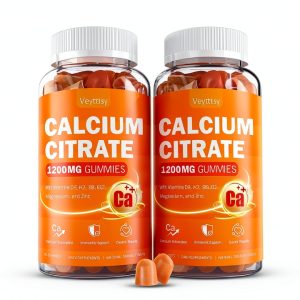 Calcium Citrate Gummies for Women and Men Orange 60 Count-0