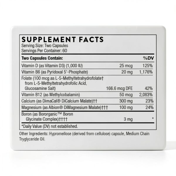 Bone Support Thorne Women’s Health Calcium-1