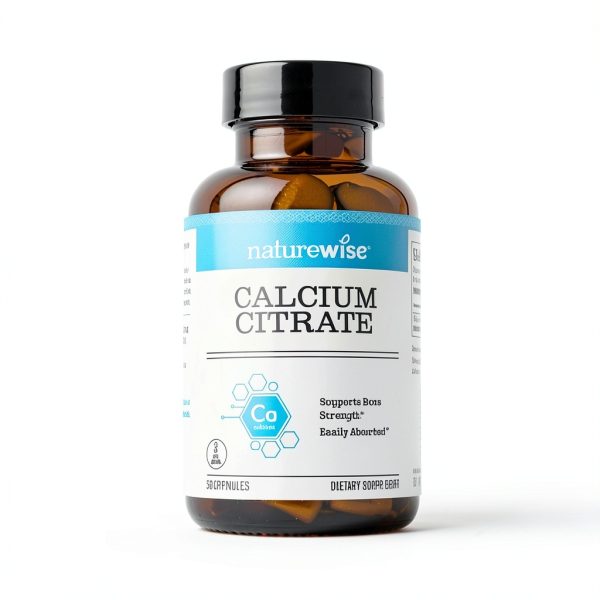 NatureWise Calcium Citrate 500mg Vegan Capsules-7