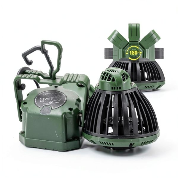 Camping Tent Fan AYAMAYA 7800mAh Rechargeable LED Light Remote-6