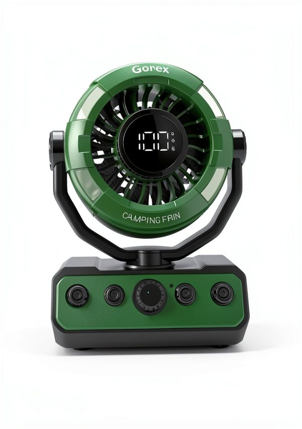Camping Fan Gonex Tent Fan 20000mAh Battery Speed Light Green-1